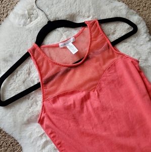 Sleeveless Peach Color Bodysuit